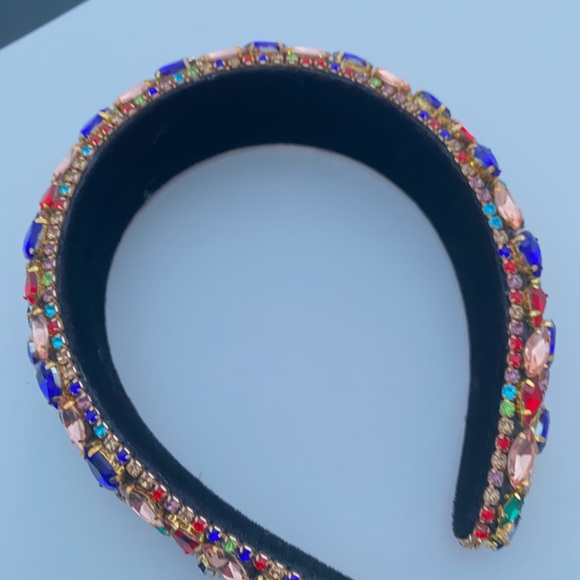 - Bossed up blinged out rhinestone headband …Tis the Season to be MERRY
